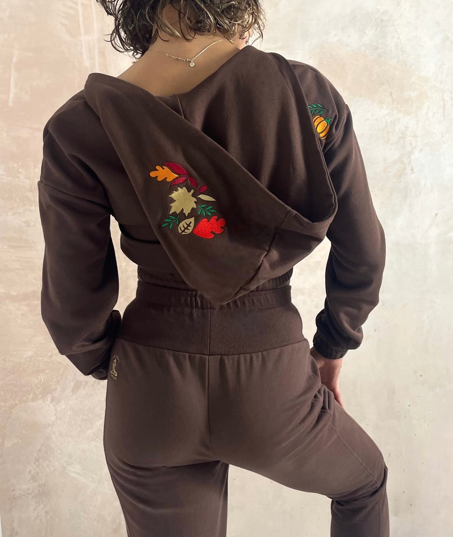 Autumn Wrap Style Hoodie