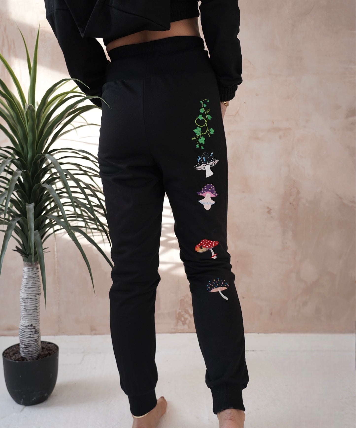 ๐ Mushroom High Waisted Joggers ๐