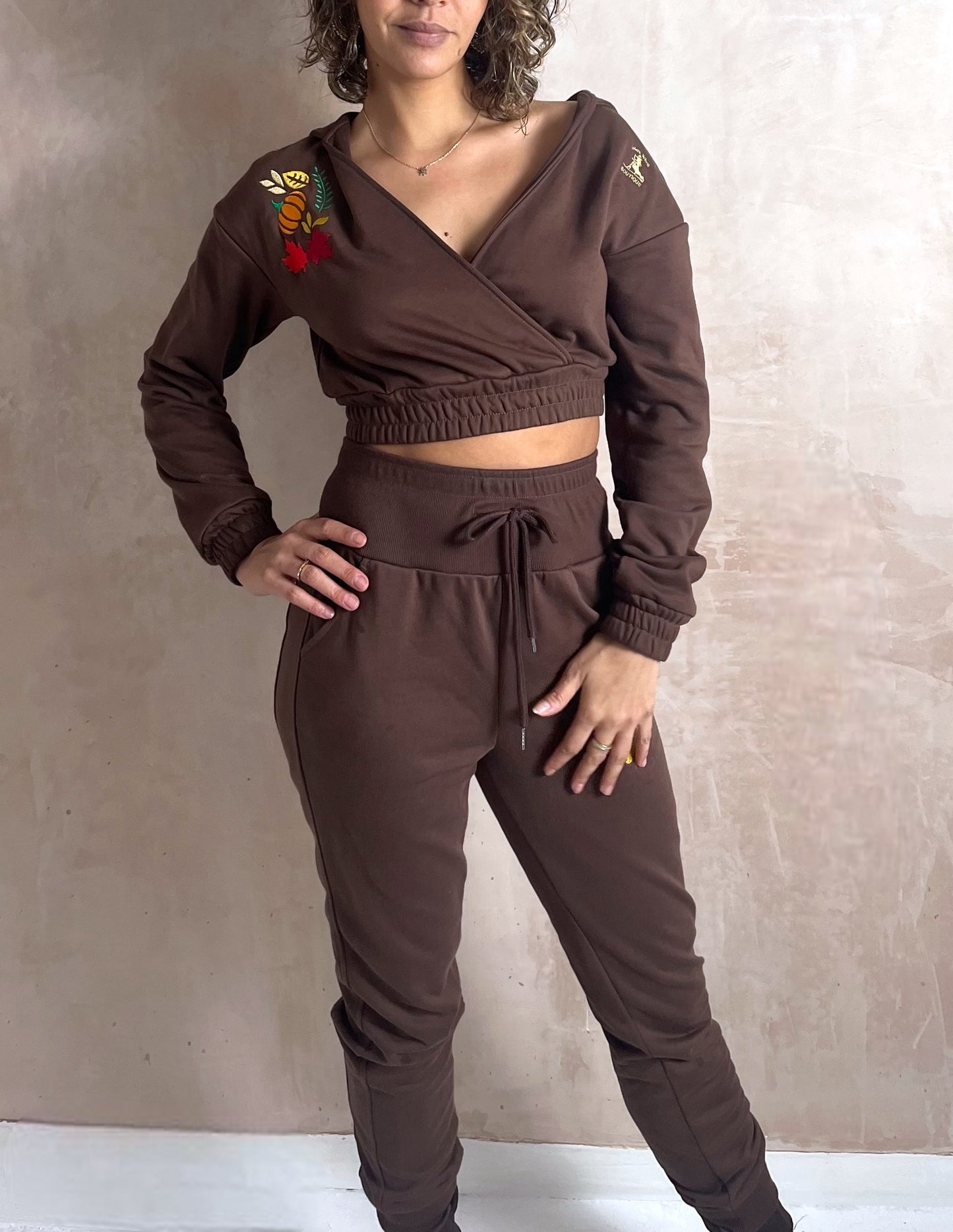 Autumn Wrap Style Hoodie