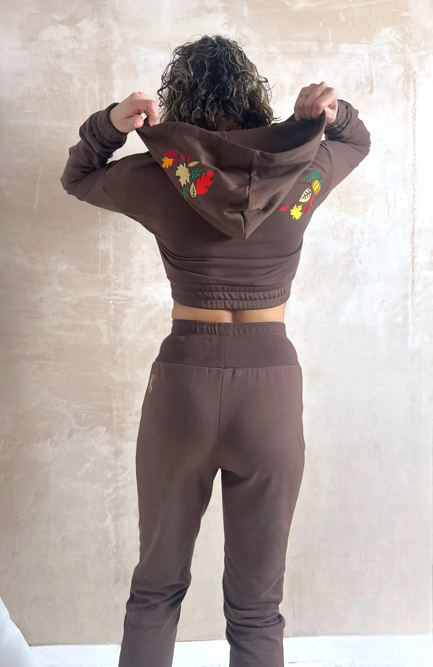 Autumn Chocolate Brown Joggers