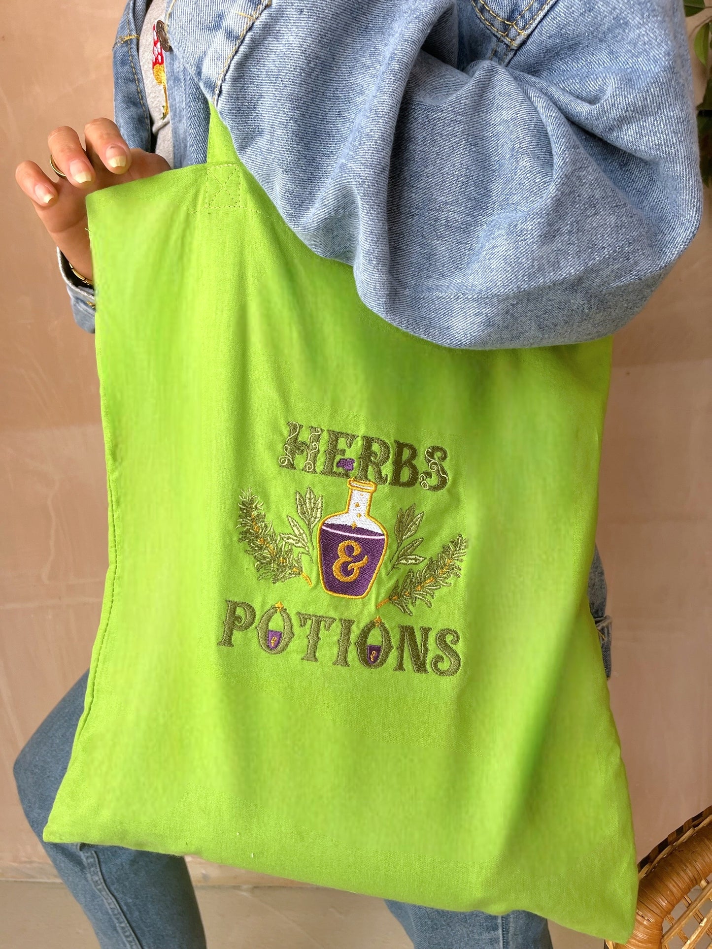 Herbs and Potions 100% Organic Cotton Bag