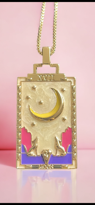 The Wolves Tarot Pendant Necklace