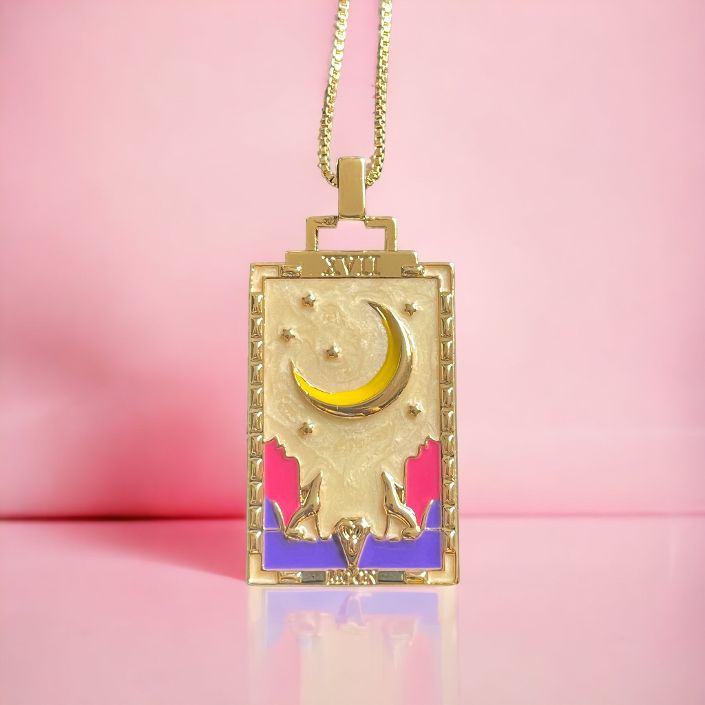 The Wolves Tarot Pendant Necklace