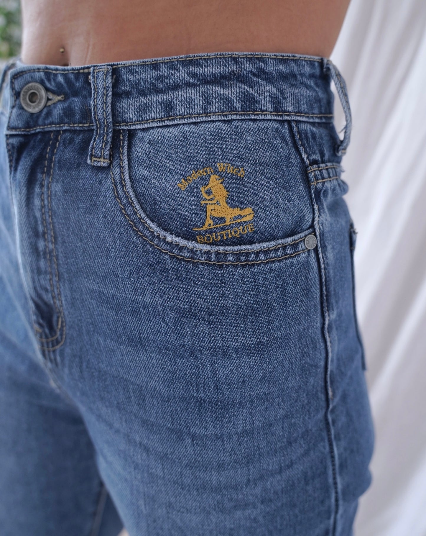 High Waisted Sun & Moon Jeans