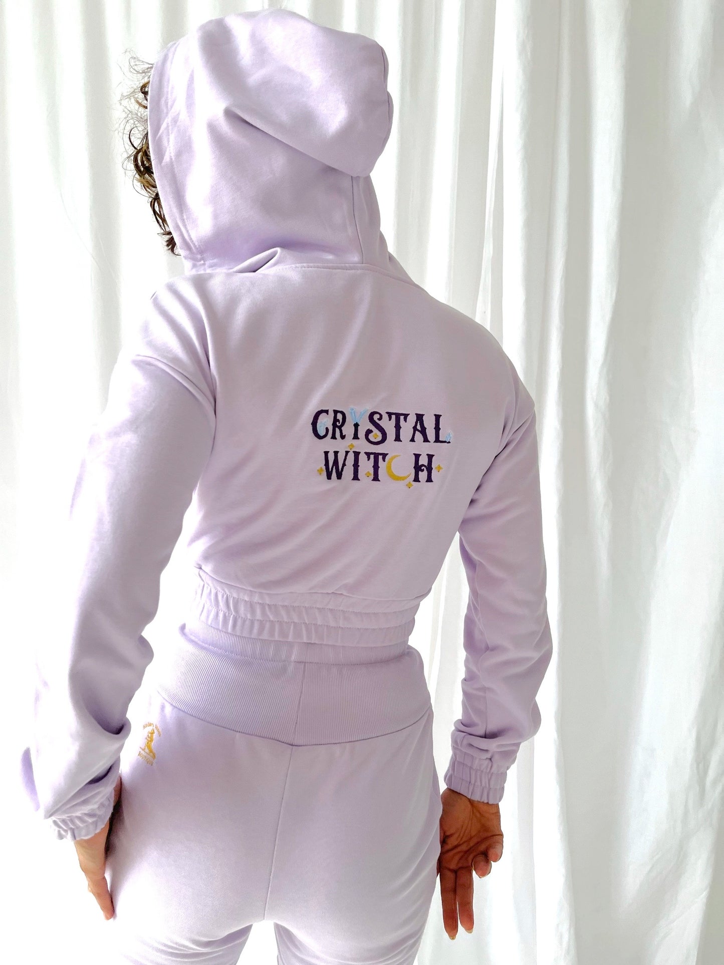 Crystal Witch Pastel Purple Wrap Style Top