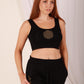 Silky Style Dainty Flower of Life Crop Top