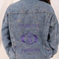 Third Eye Chakra- Light Weight Oversized Denim Jacket