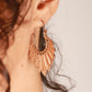Gold or Silver Feathered Earrings
